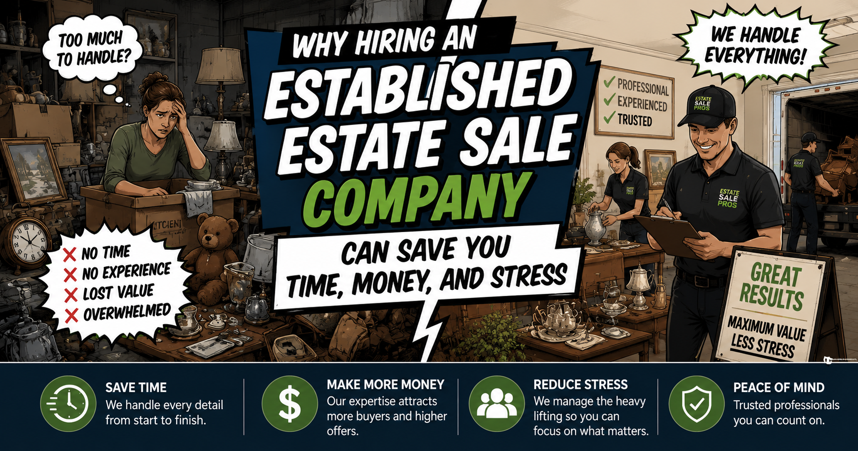 Why Hiring an Established Estate Sale Company Can Save You Time, Money, and Stress