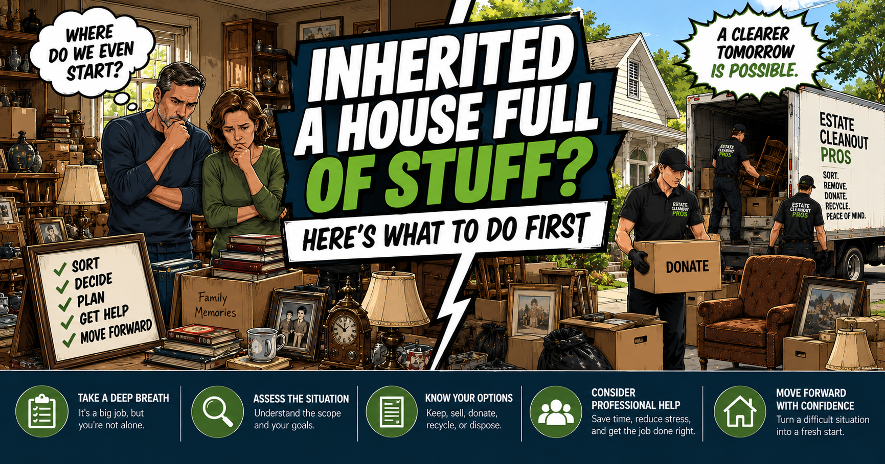 Inherited a House Full of Stuff? Here’s What to Do First